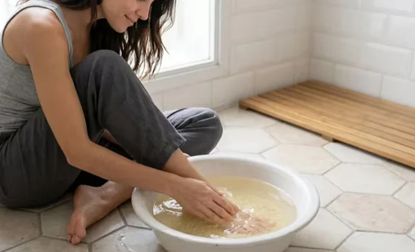 Beneficios de lavar los pies con sal y vinagre