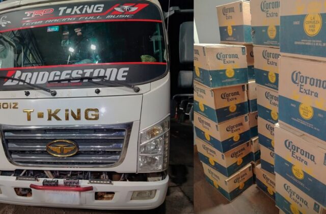 Decomisan cerveza de contrabando en Oruro valorada en Bs 19.000