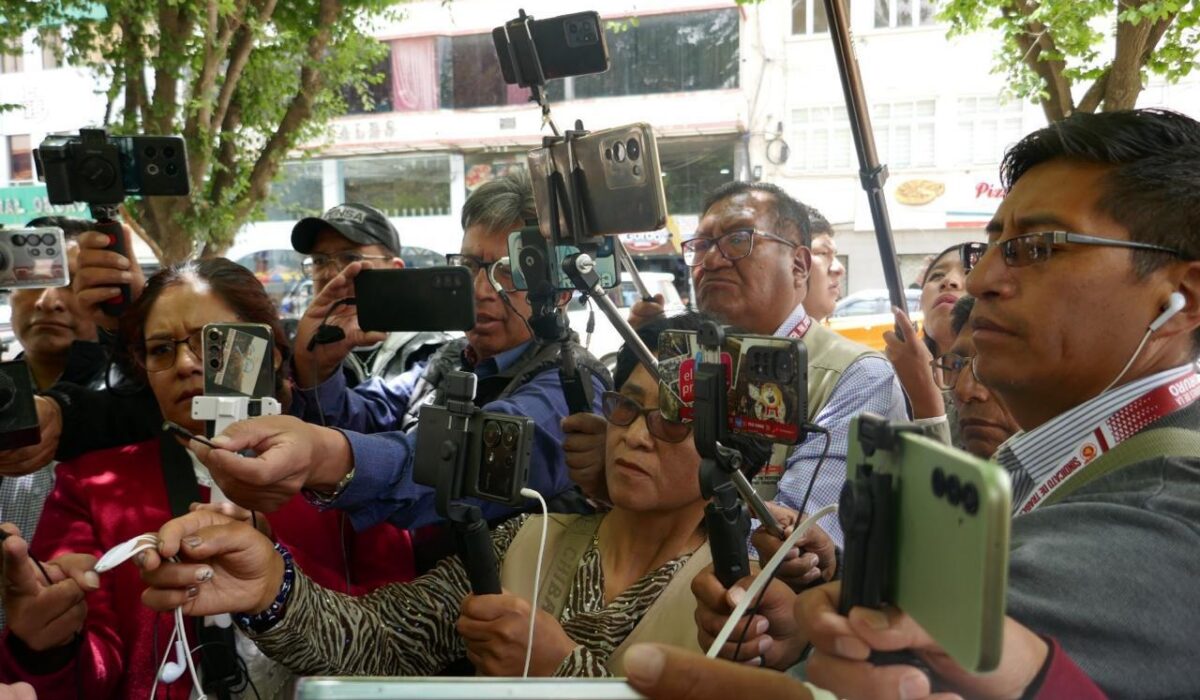 Organizaciones de periodistas en Oruro rechazan acusaciones de Teodora Gutiérrez