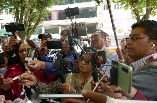 Organizaciones de periodistas en Oruro rechazan acusaciones de Teodora Gutiérrez