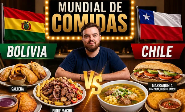 Bolivia regresa al Mundial de Comidas de Ibai y se enfrentará a Chile