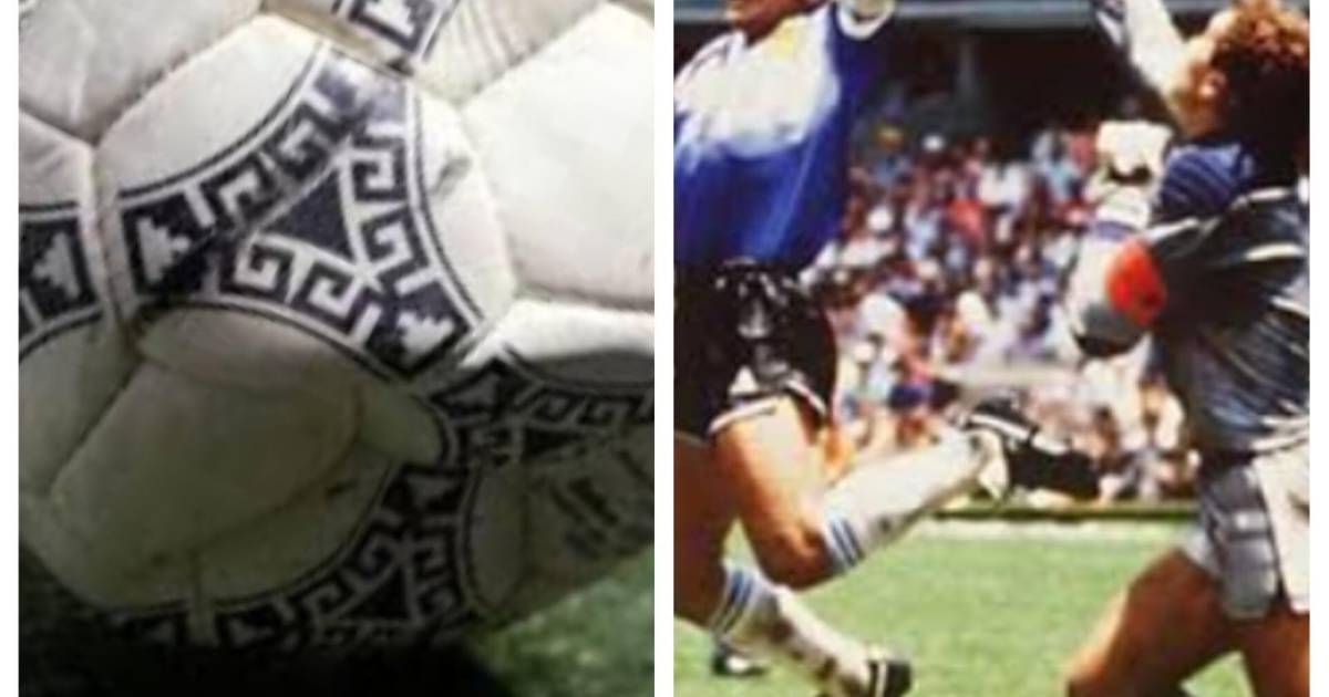 La pelota de la Mano de Dios de Maradona será subastada en EE.UU.