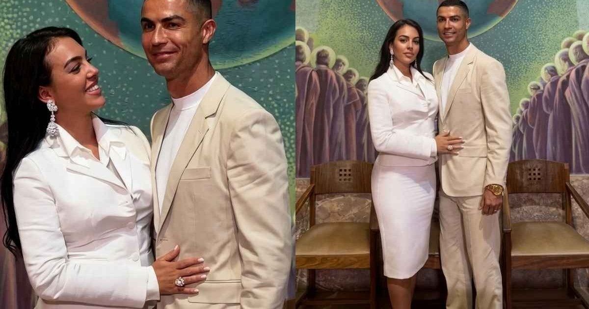 Cristiano Ronaldo y Georgina Rodríguez sellan su amor en una ceremonia íntima en casa
