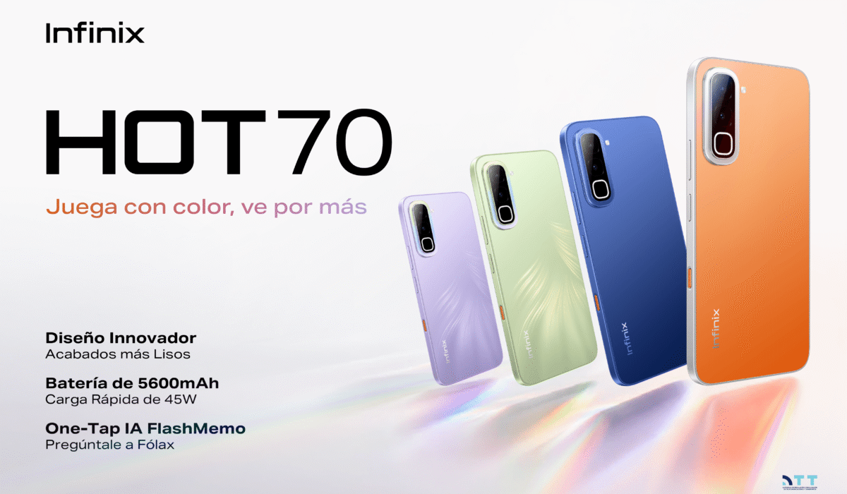 Infinix lanza el smartphone HOT 70 en Bolivia con IA y gran batería