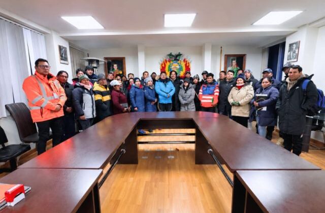 Naabol se une al COEM de Uyuni para mejorar la gestión de emergencias
