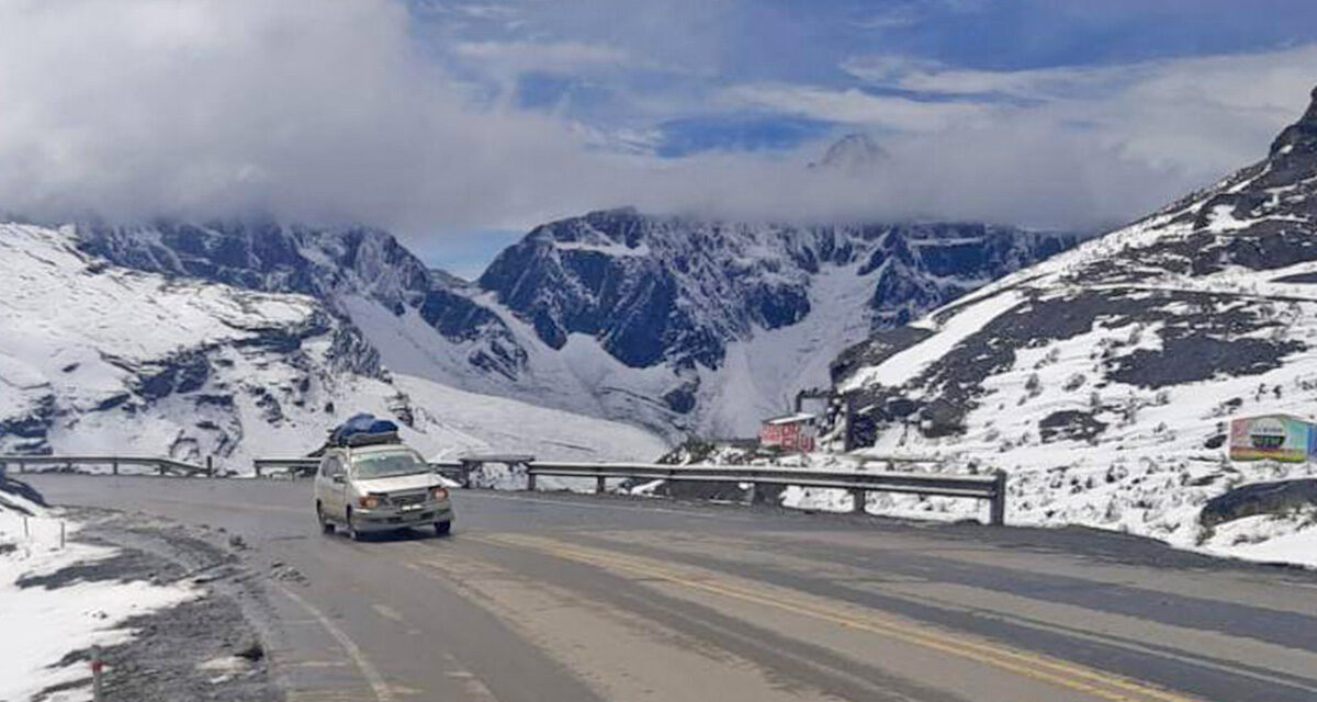 Alerta naranja por nevadas en cinco departamentos del país