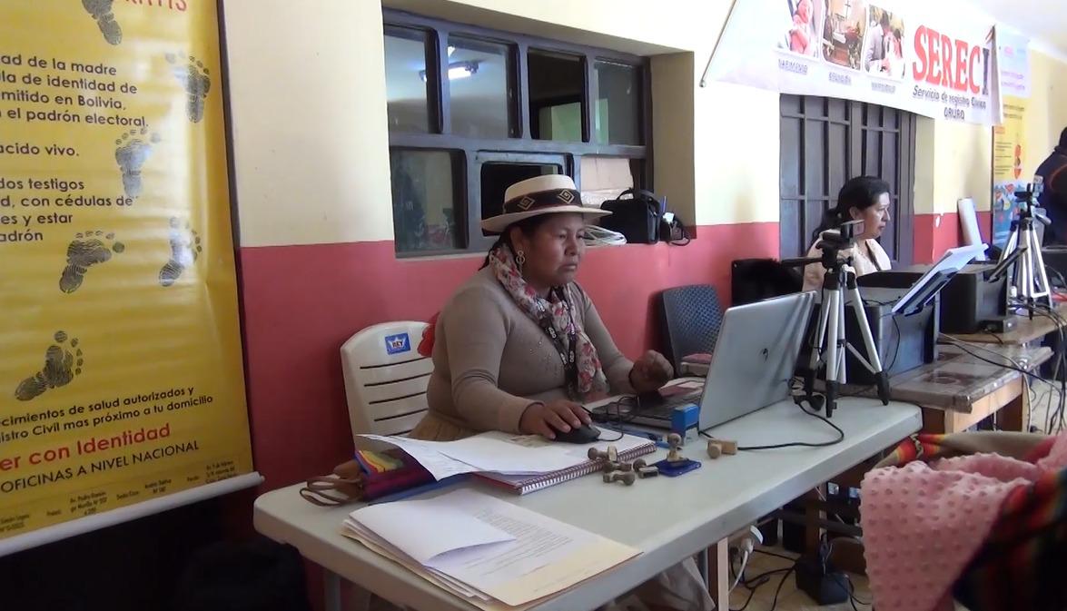 Campaña de Serecí Oruro fortalecerá el derecho a la identidad en agosto