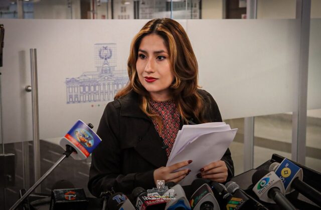 Sofía Rocha critica la gestión del ministro de Gobierno, Marco Antonio Oviedo
