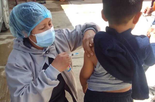 Plan intensivo para mejorar la vacunación infantil en Oruro