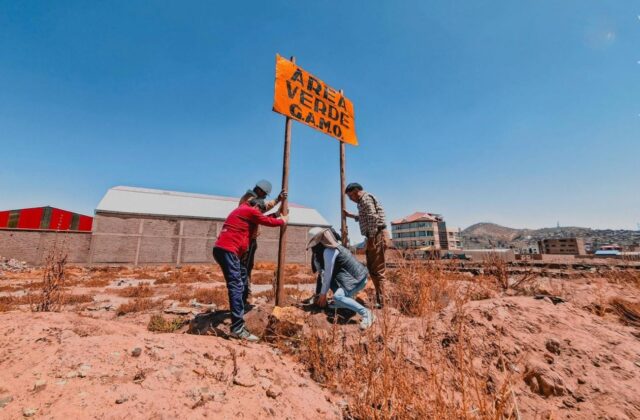 Acciones del municipio de Oruro para salvaguardar áreas verdes