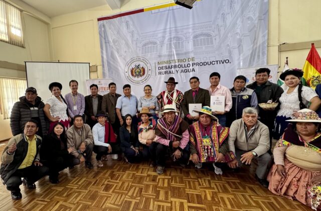 Convenios impulsan proyectos de riego en Oruro, Cochabamba y Potosí