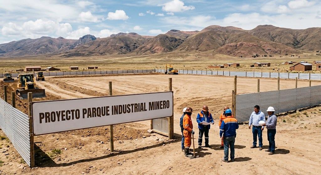 Poopó avanza en la creación de su Parque Industrial Minero