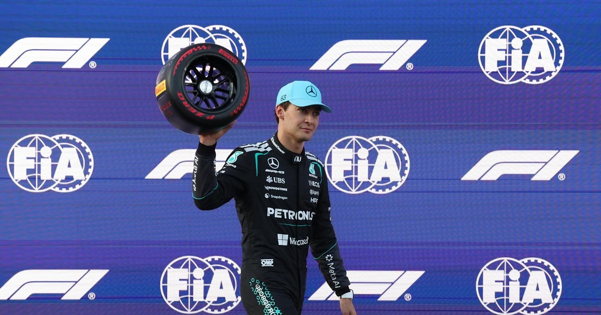George Russell logra la pole en el Gran Premio de Azerbaiyán