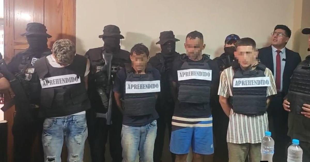 Detenidos cuatro integrantes del Comando Vermelho por asesinato en Riberalta