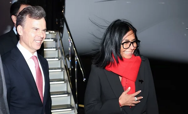 Delcy Rodríguez aterriza en EE.UU. para la Asamblea General de la ONU