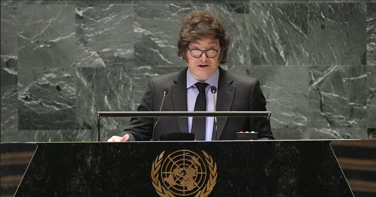 Milei critica a la ONU en su discurso en Nueva York