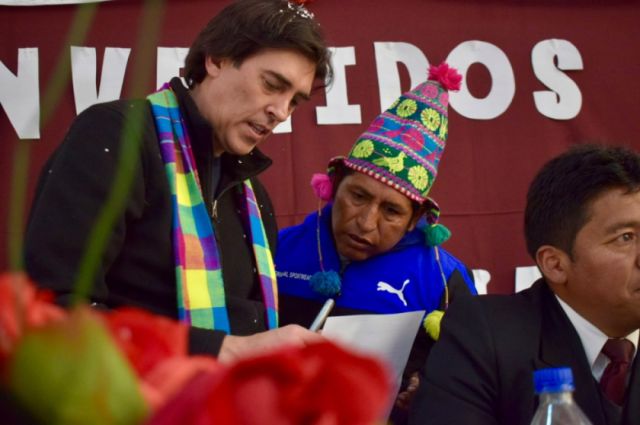 Ministro de Obras Públicas dialoga con autoridades del Norte de Potosí