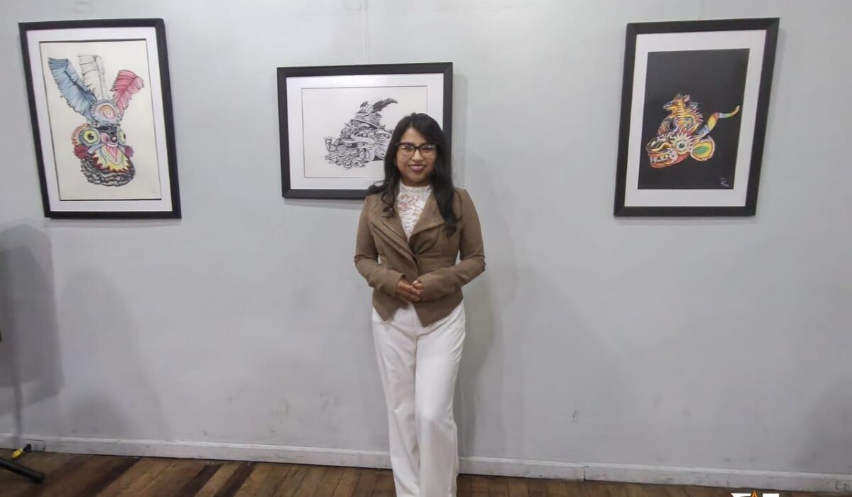Muestra de Teresa Delfín en el Salón Valerio Calles