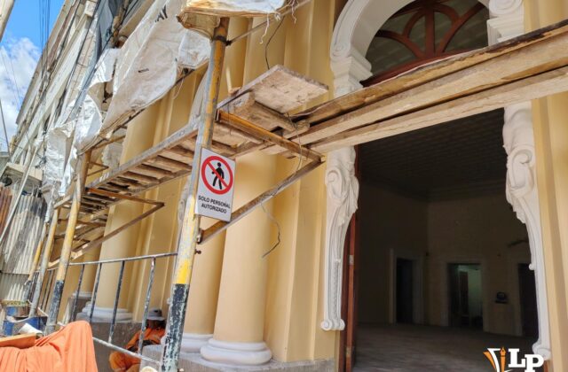 Avanza la restauración del Teatro Palais Concert en Oruro