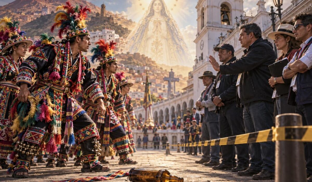 Conflicto entre bailarines folklóricos y organizadores en Sucre