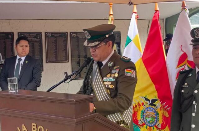 Nuevo comandante de la Policía Boliviana apuesta por la tecnología y la lucha contra el crimen organizado