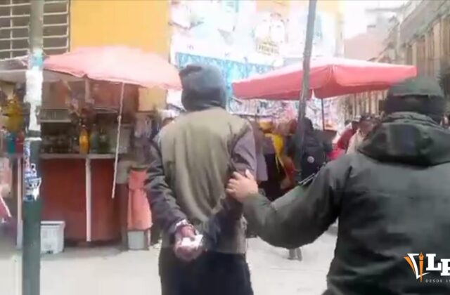 Capturan a ladrón de bicicleta en Oruro