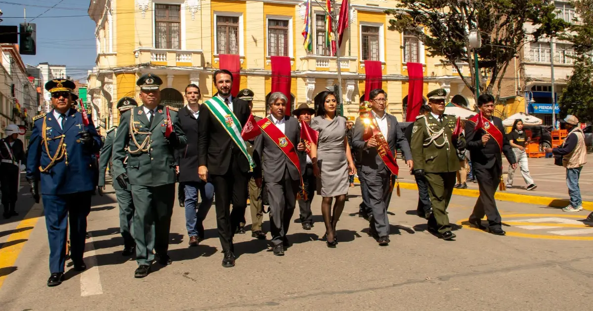Oruro conmemora su Bicentenario con un llamado a la unidad y desarrollo