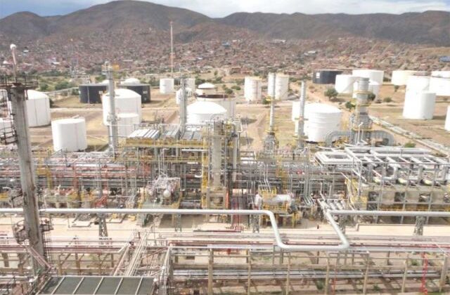 Reactivación de las refinerías Gualberto Villarroel y Guillermo Elder Bell para producción de combustibles