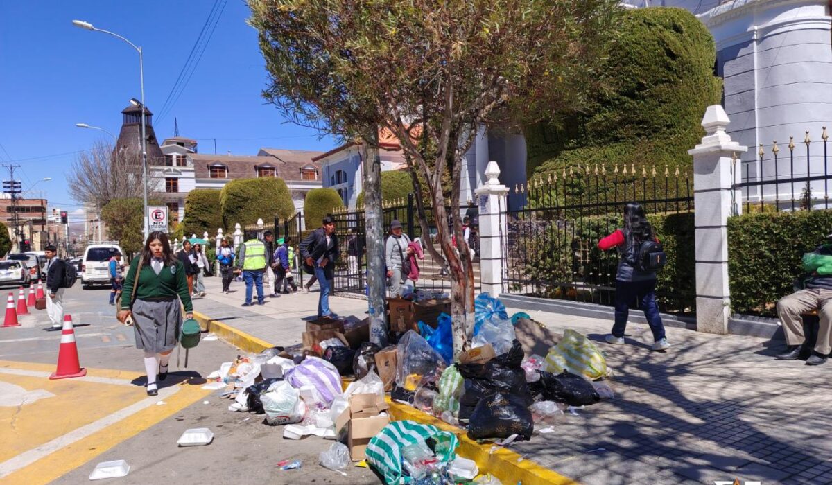 Crisis de recolección de basura en Oruro por falta de diésel