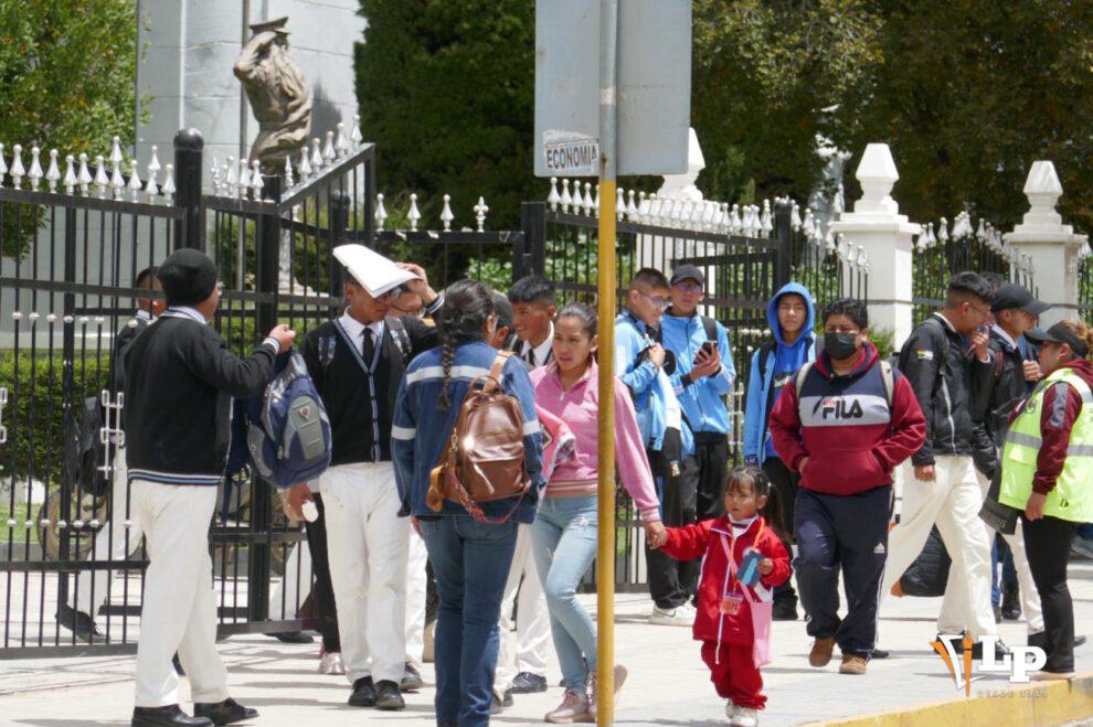Oruro vuelve al horario escolar habitual desde el 7 de septiembre