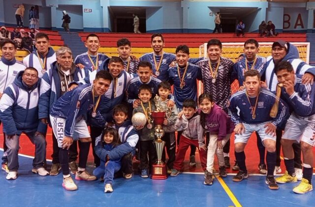 Laboratorio Químico VHSR se consagra campeón del futsal orureño