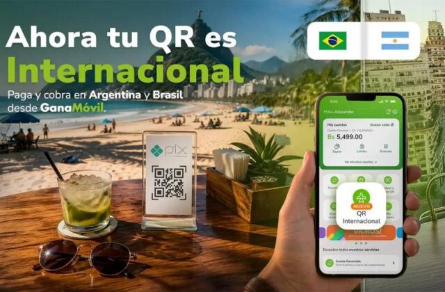 Banco Ganadero lanza QR Internacional para pagos en Argentina y Brasil