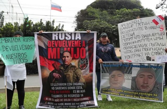 Detenido un hombre por reclutar peruanos para la guerra en Ucrania