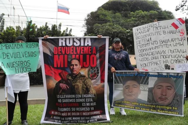 Detenido un hombre por reclutar peruanos para la guerra en Ucrania