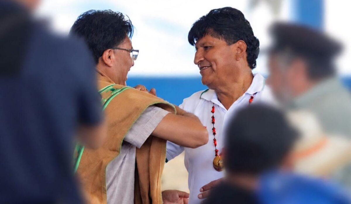 Condori en la mira tras su encuentro con Evo Morales