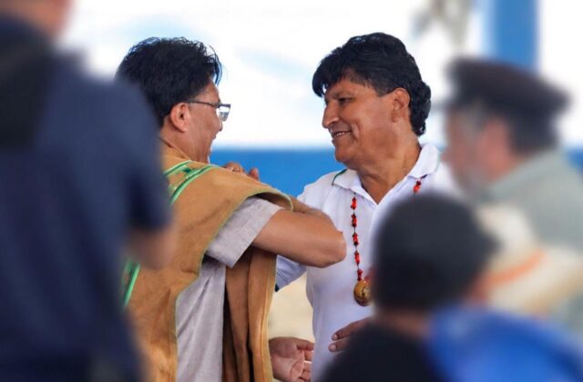 Condori en la mira tras su encuentro con Evo Morales