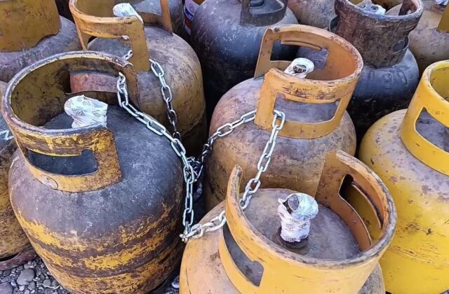 Operativo en Oruro: Decomisan 32 garrafas de GLP por reventa irregular