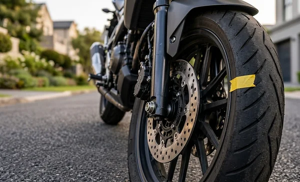El truco de la cinta adhesiva en las motos: una referencia visual útil