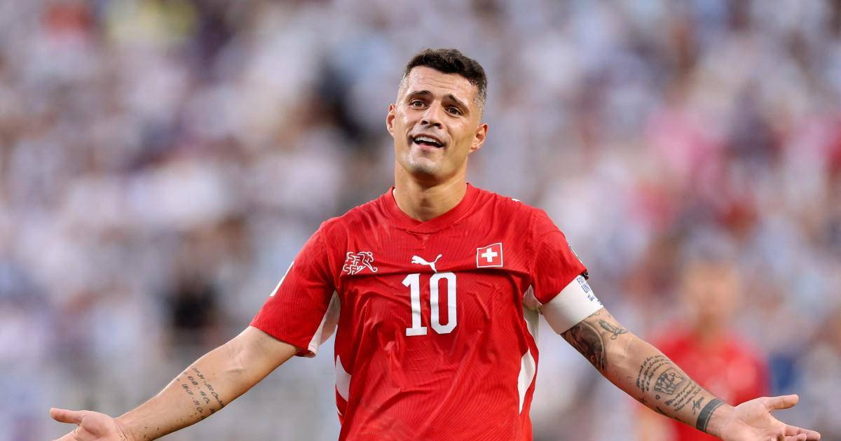 Granit Xhaka excluido de la selección suiza por falsificación de vacunación