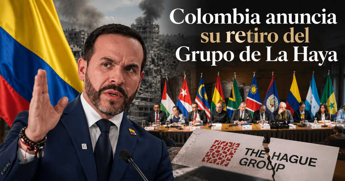 Colombia se retira del Grupo de La Haya