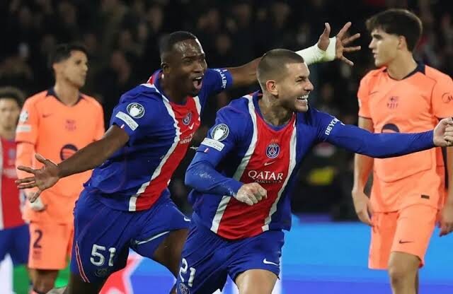 PSG Derrota al Barcelona 4-2 en la Champions League