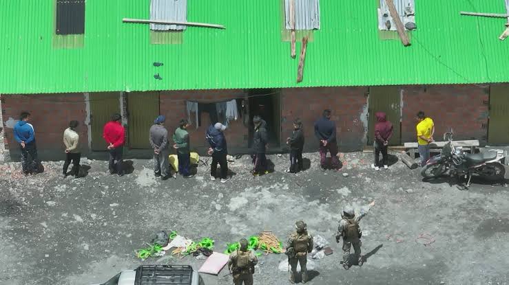 Intervención en Sorata detiene a 22 por minería no autorizada