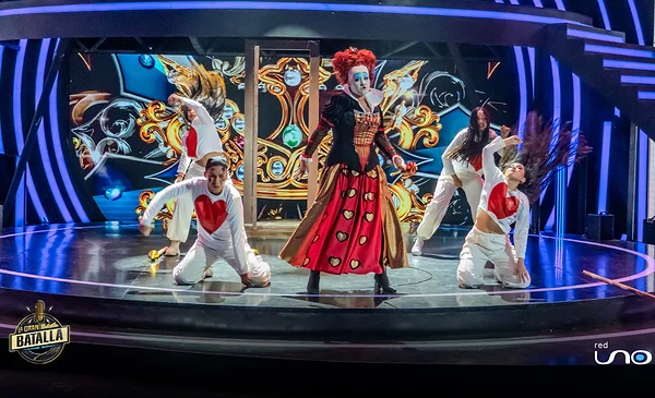 Natalie Vargas y su impactante interpretación de la Reina de Corazones