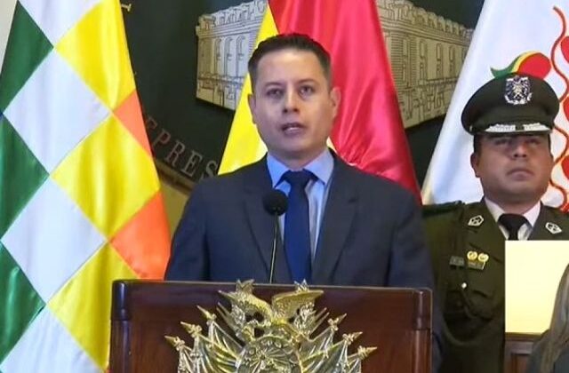 Vicepresidente Lara demanda claridad sobre reservas de gas en Bolivia