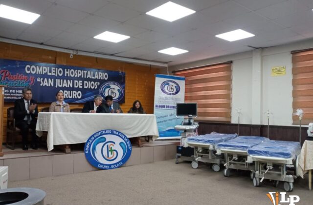 Nuevo equipamiento para el Hospital San Juan de Dios de Oruro