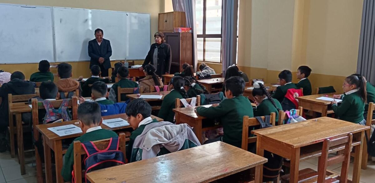 Estudiantes de Oruro participan en el ERCE 2025 para evaluar su aprendizaje