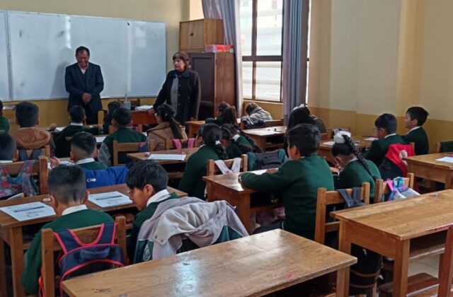 Estudiantes de Oruro participan en el ERCE 2025 para evaluar su aprendizaje