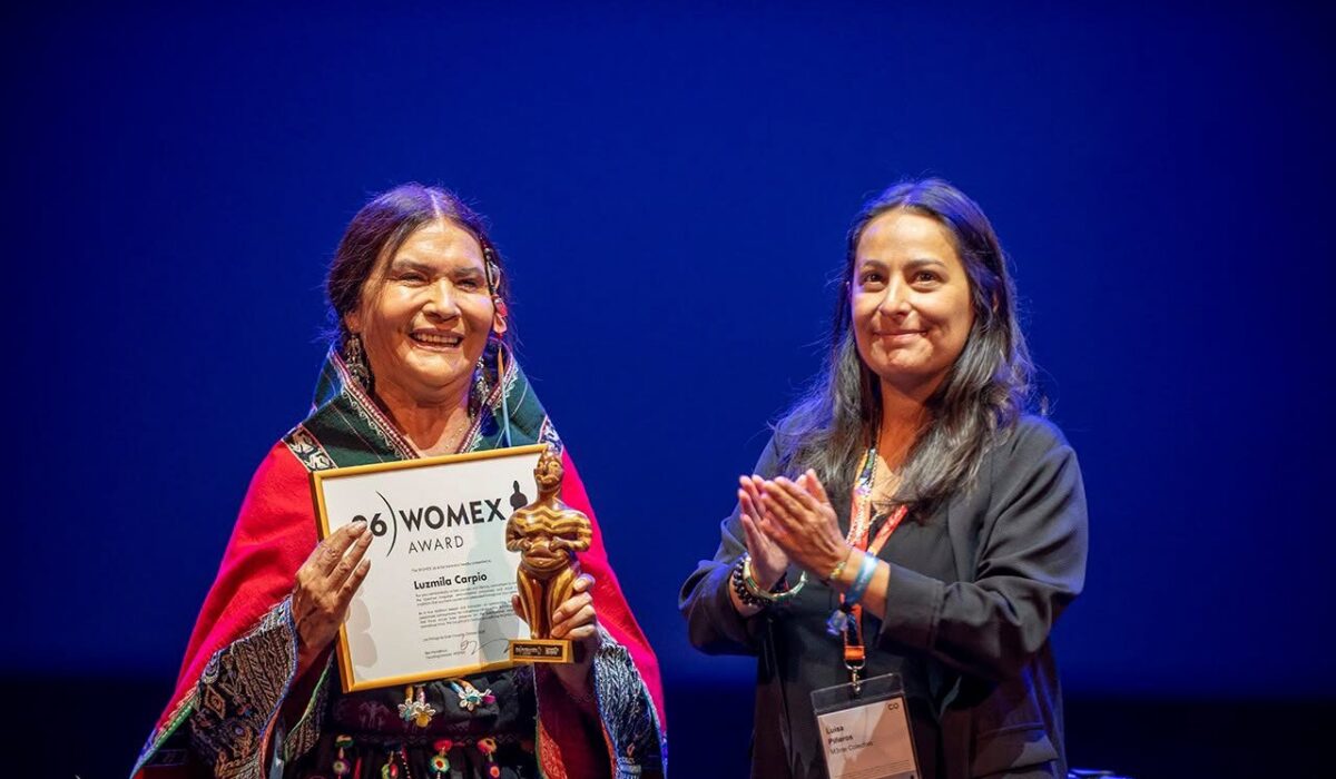 Luzmila Carpio es reconocida con el Womex Artist Award 2026