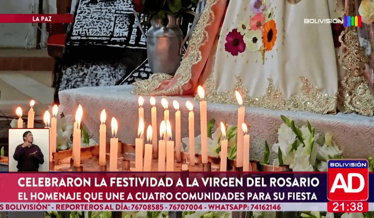 Celebración de la Virgen del Rosario en Cuatro Comunidades