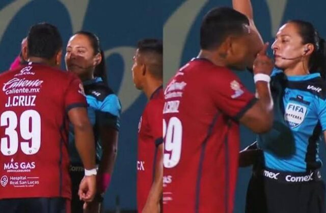 Violencia en el fútbol mexicano: Delantero agrede a árbitra durante el partido Tepatitlán vs Cancún FC